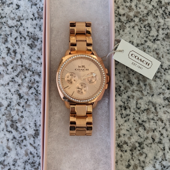 COACH 40mm Rose-Gold Watch - Picture 7 of 8